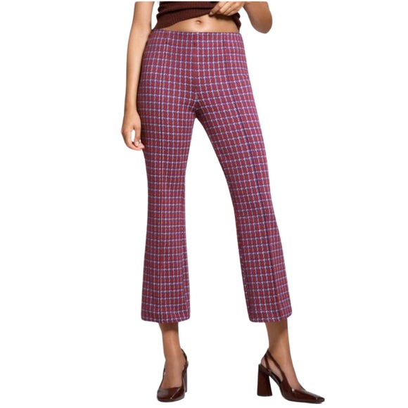 Anthropologie Pants - Anthropologie Maeve The Margot Kick-Flare Cropped Pants Women’s Size Small